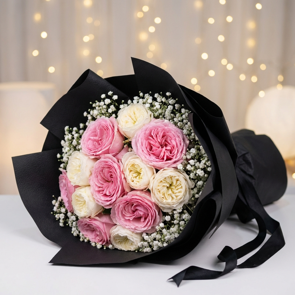 Premium Pink Rose Bouquet